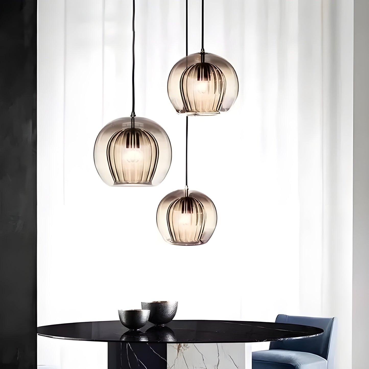 Elegant Glass Drop Pendant Lamp