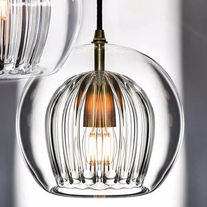 Stylish Hanging Glass Light Fixture