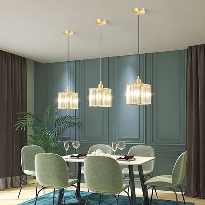 Luxurious Crystal Drop Pendant Light