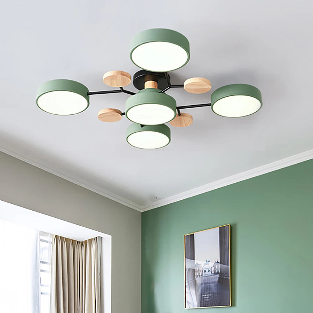 Stylish Slimline Ceiling Light with Brushed Finish