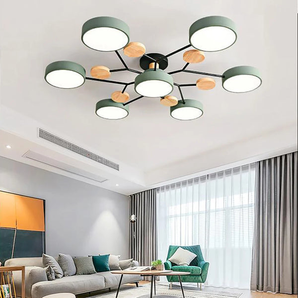 Stylish Slimline Ceiling Light with Brushed Finish - Cofik
