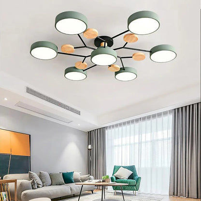 Stylish Slimline Ceiling Light with Brushed Finish - Cofik
