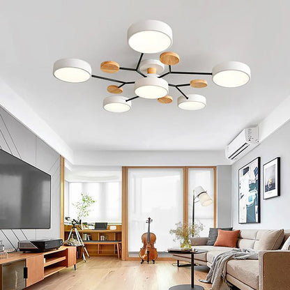 Stylish Slimline Ceiling Light with Brushed Finish