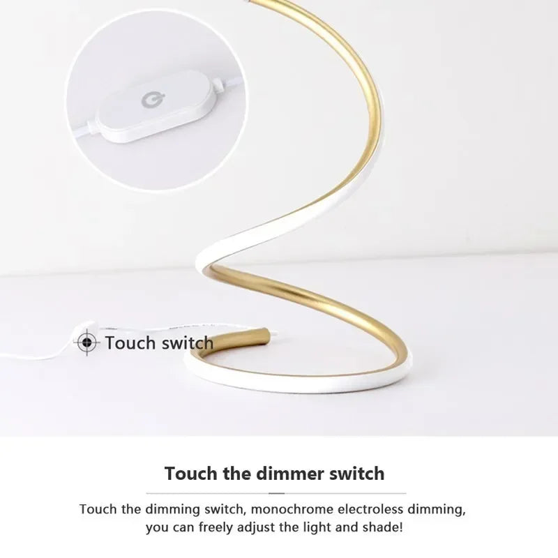Sleek Adjustable Desk Lamp with LED Light
