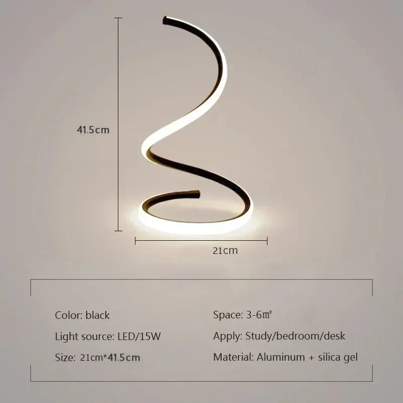 Sleek Adjustable Desk Lamp with LED Light