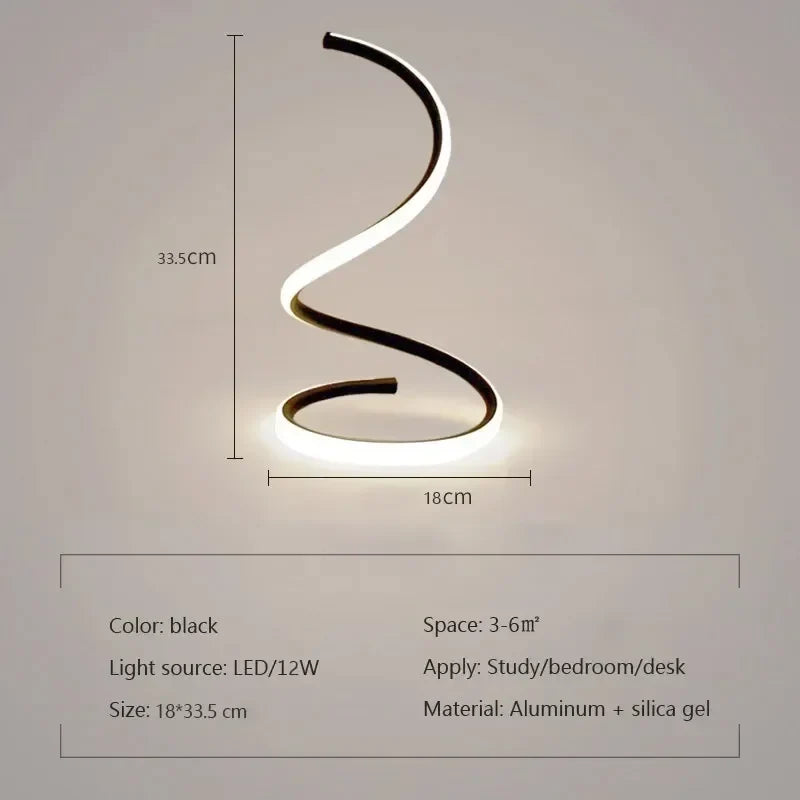 Sleek Adjustable Desk Lamp with LED Light