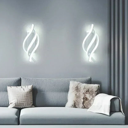 Unique Curved Wall Lamp