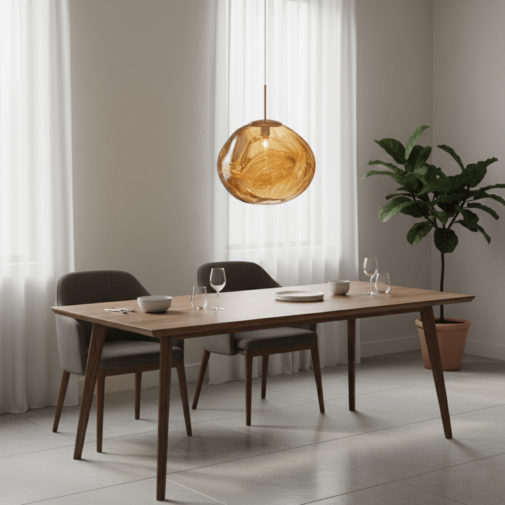 Luxury Copper Gold Pendant Light Fixture