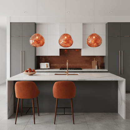 Luxury Copper Gold Pendant Light Fixture
