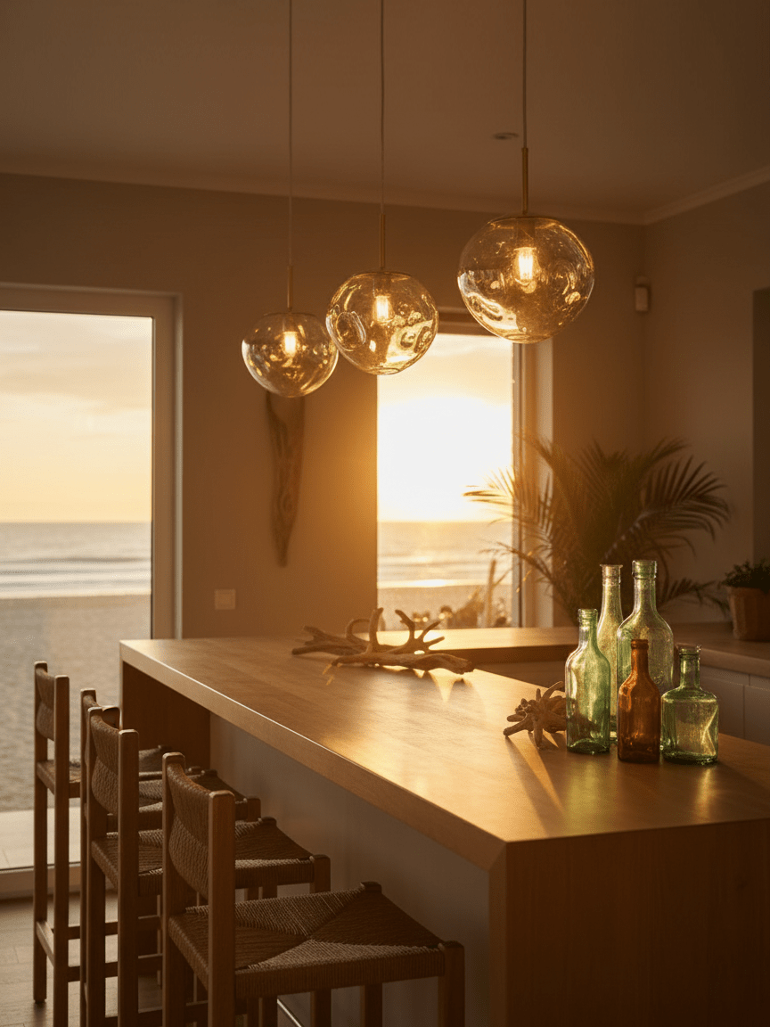 Luxury Copper Gold Pendant Light Fixture