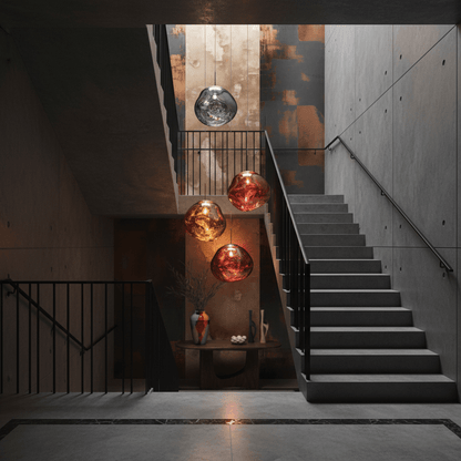 Luxury Copper Gold Pendant Light Fixture