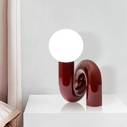 Beautiful Glass Ball Table Lamp