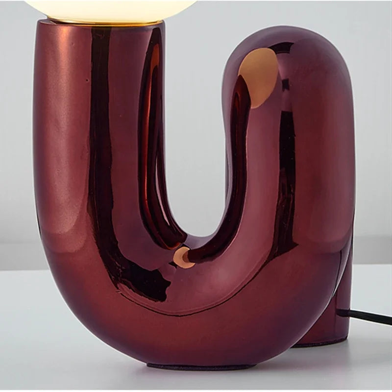 Beautiful Glass Ball Table Lamp