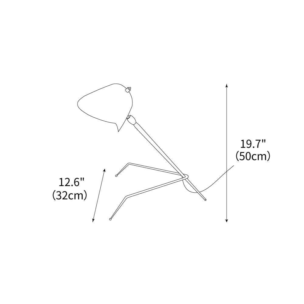 Tall Adjustable Floor Table Lamp