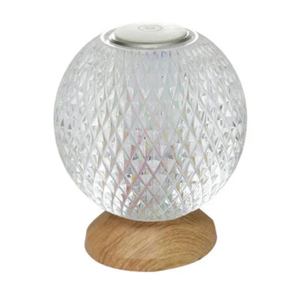 Elegant Glass Desk Lamp Wireless Home Lighting