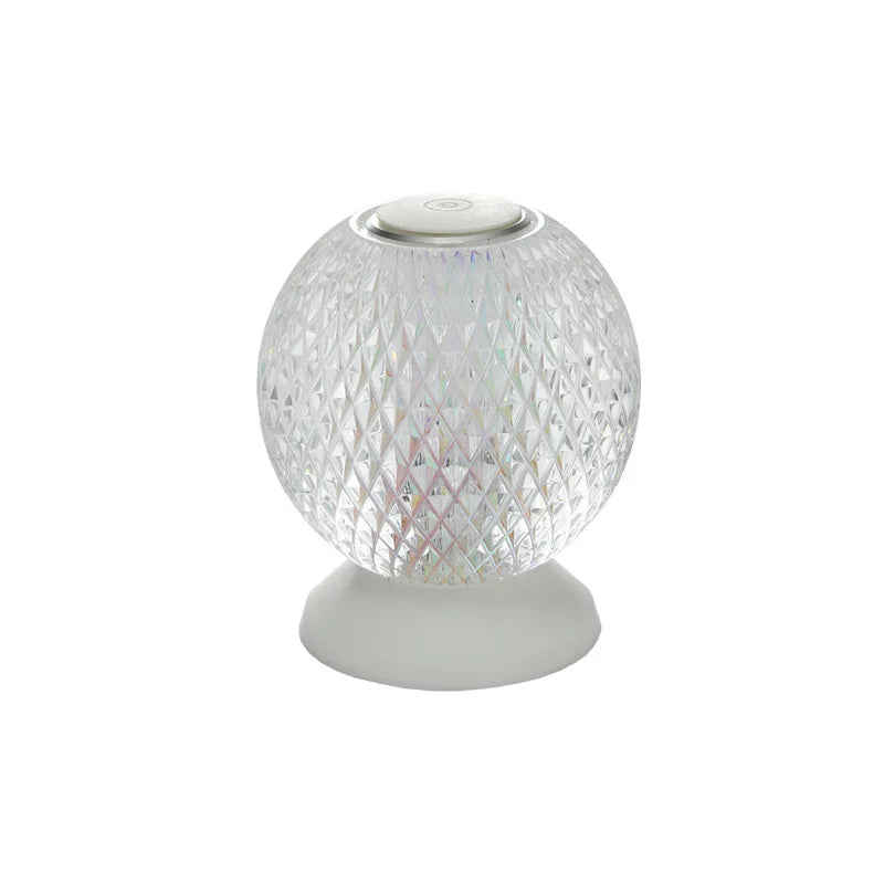 Elegant Glass Desk Lamp Wireless Home Lighting