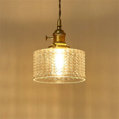 Classic Elegant Glass Drop Pendant Light