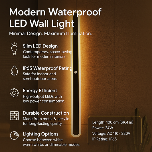Stylish Outdoor LED Wall Lamp - Cofik