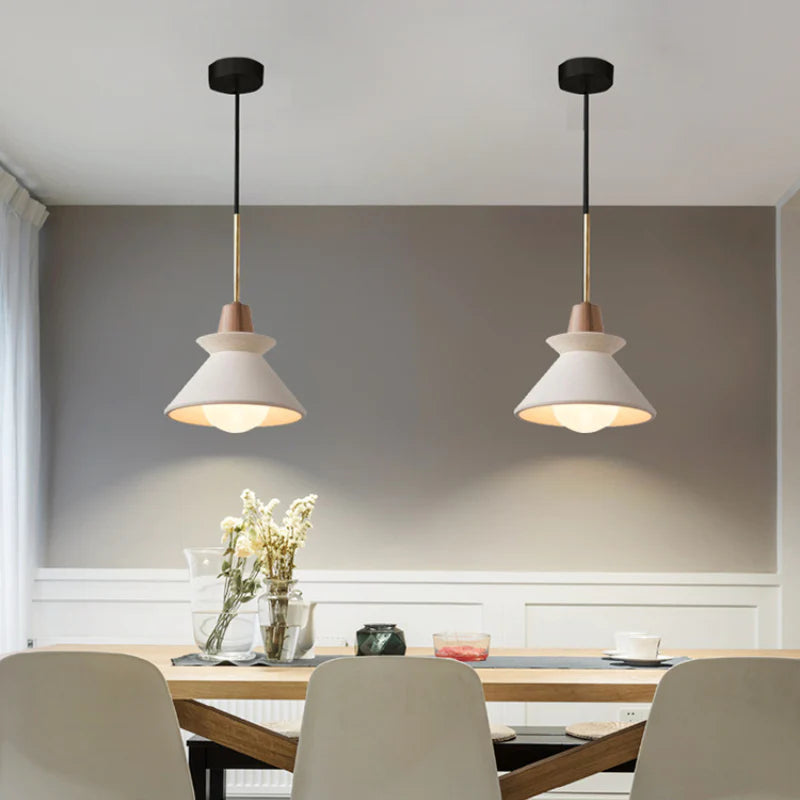 Sleek Minimalist Concrete Drop Light