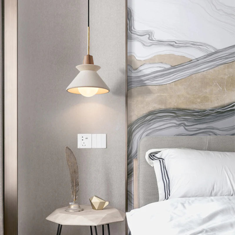 Sleek Minimalist Concrete Drop Light