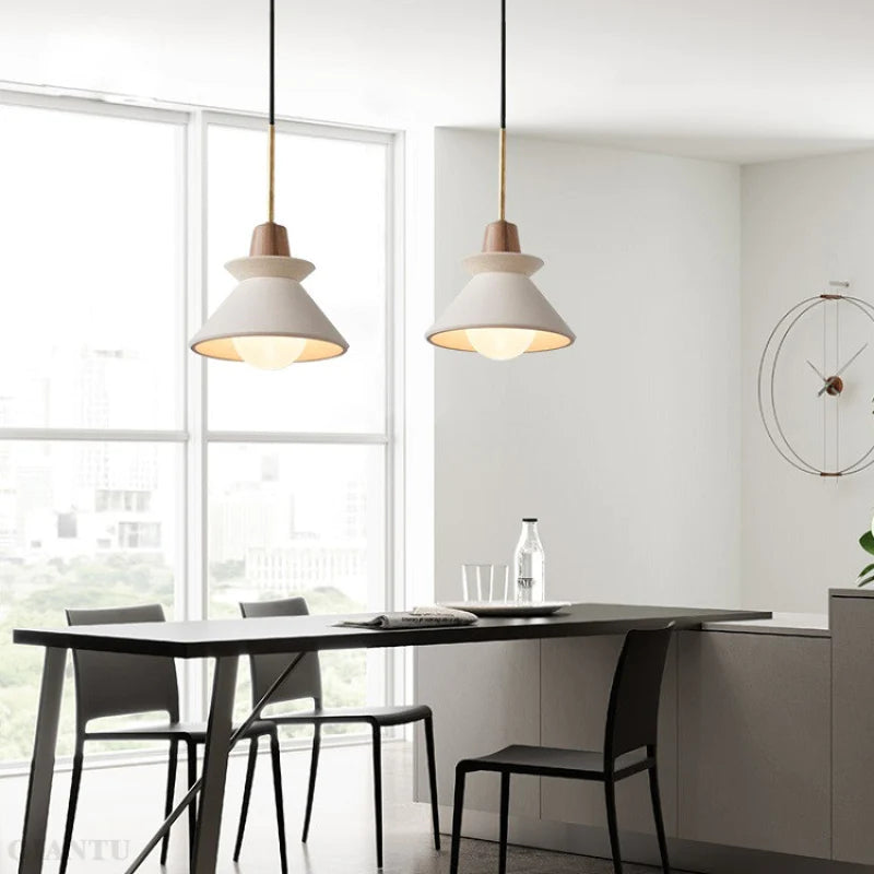 Sleek Minimalist Concrete Drop Light