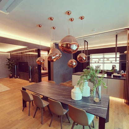 Luxury Copper Gold Pendant Light Fixture