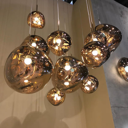 Luxury Copper Gold Pendant Light Fixture