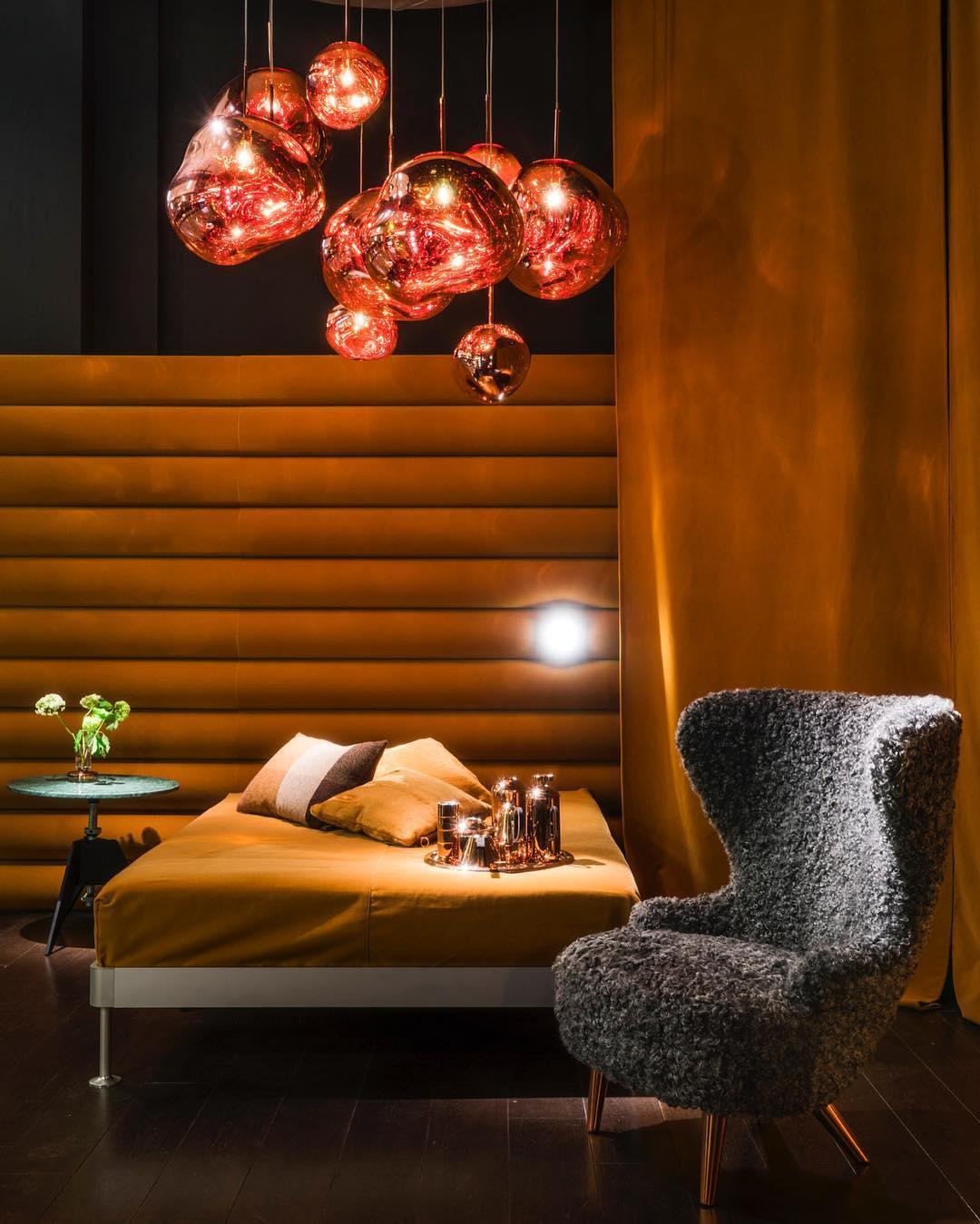 Luxury Copper Gold Pendant Light Fixture