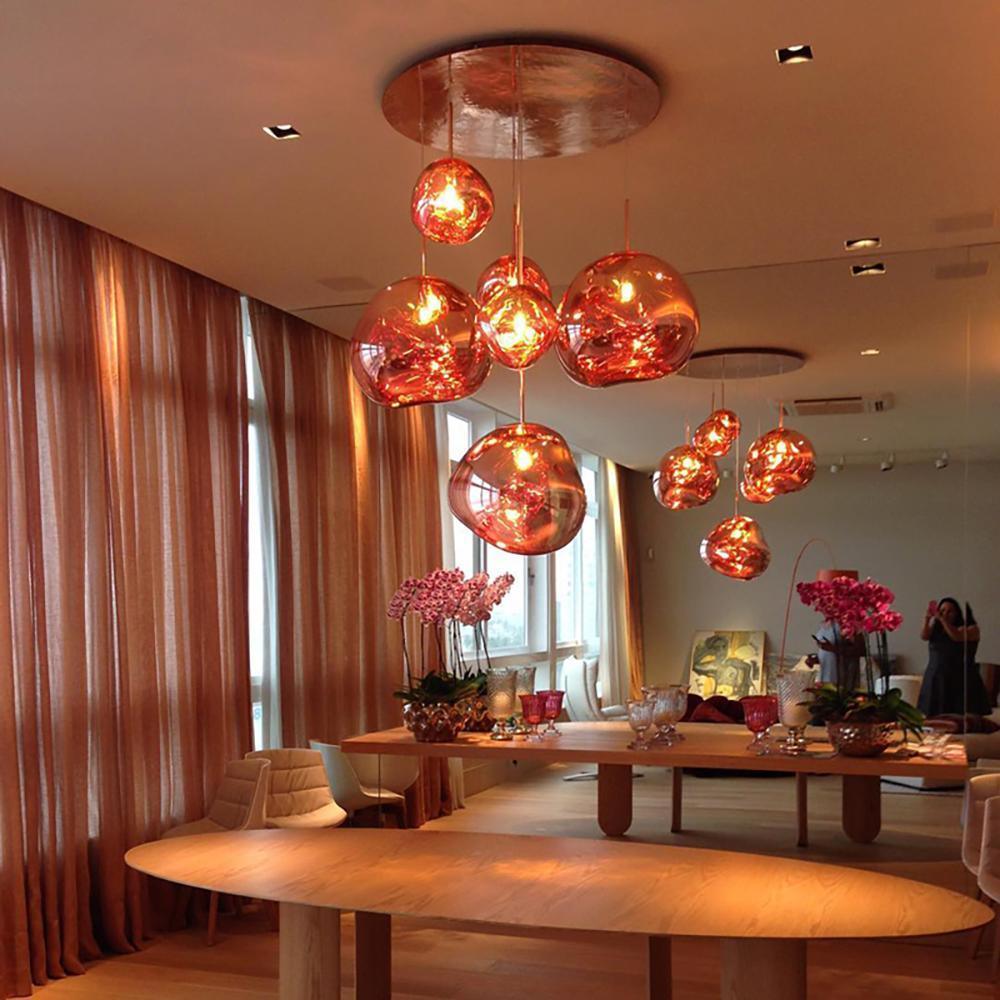 Luxury Copper Gold Pendant Light Fixture