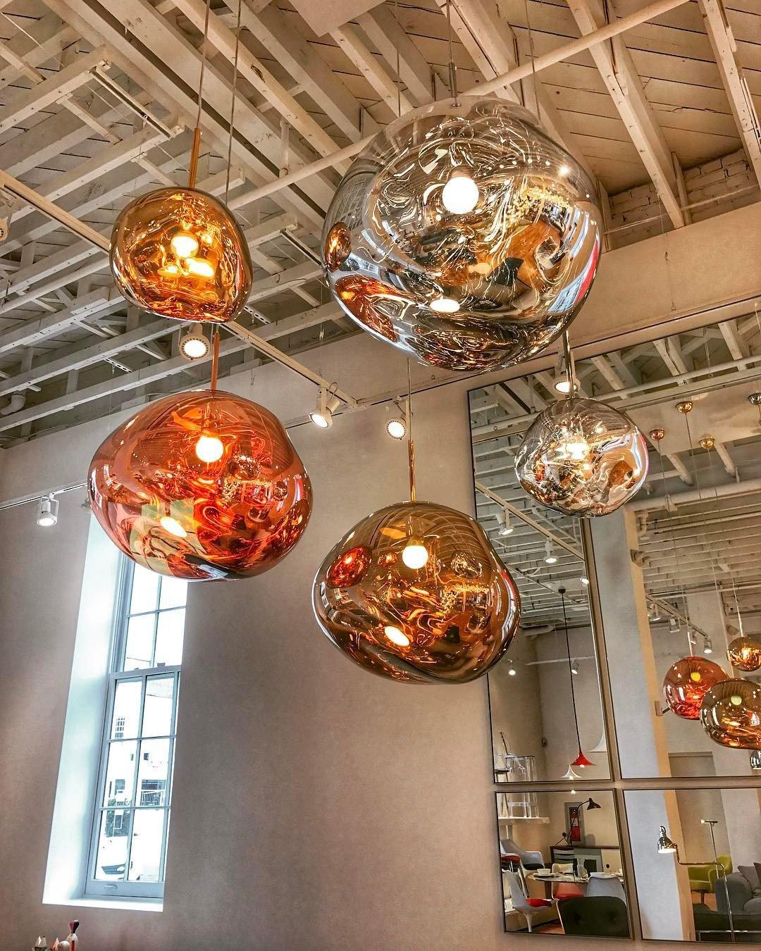 Luxury Copper Gold Pendant Light Fixture