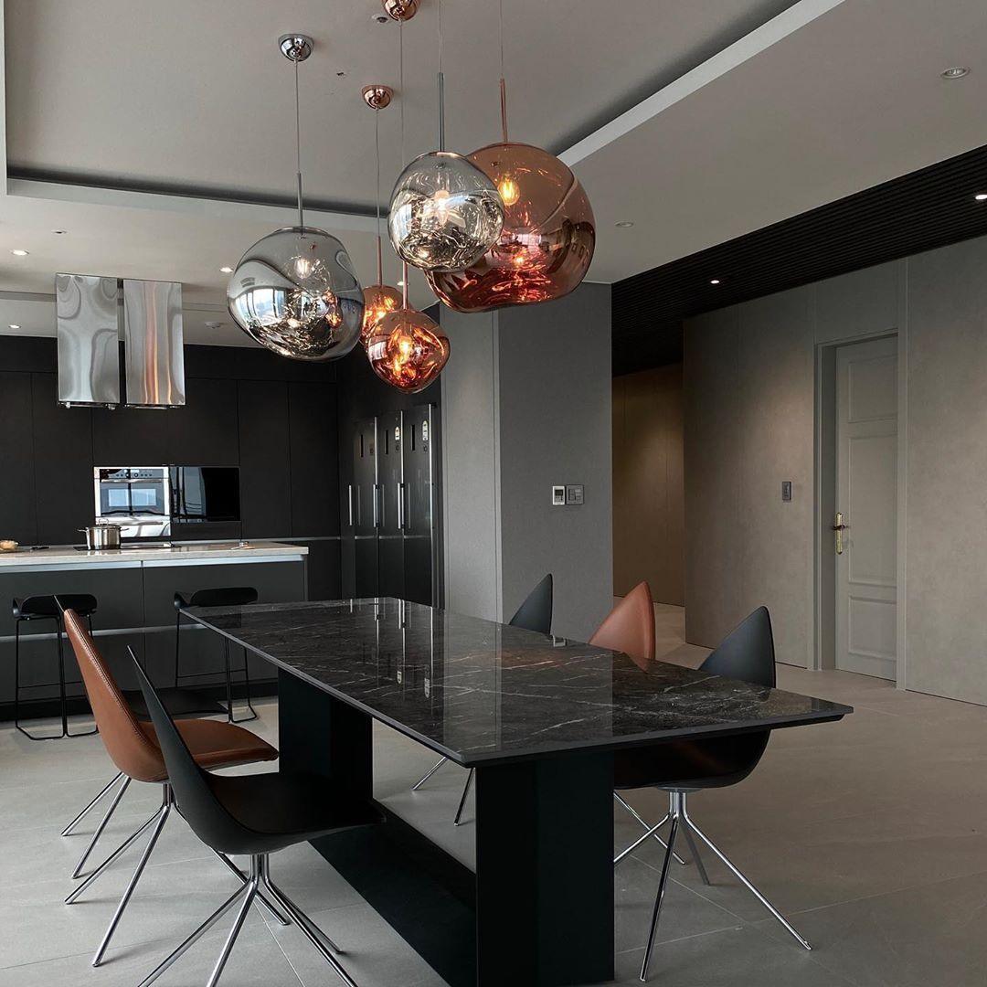 Luxury Copper Gold Pendant Light Fixture
