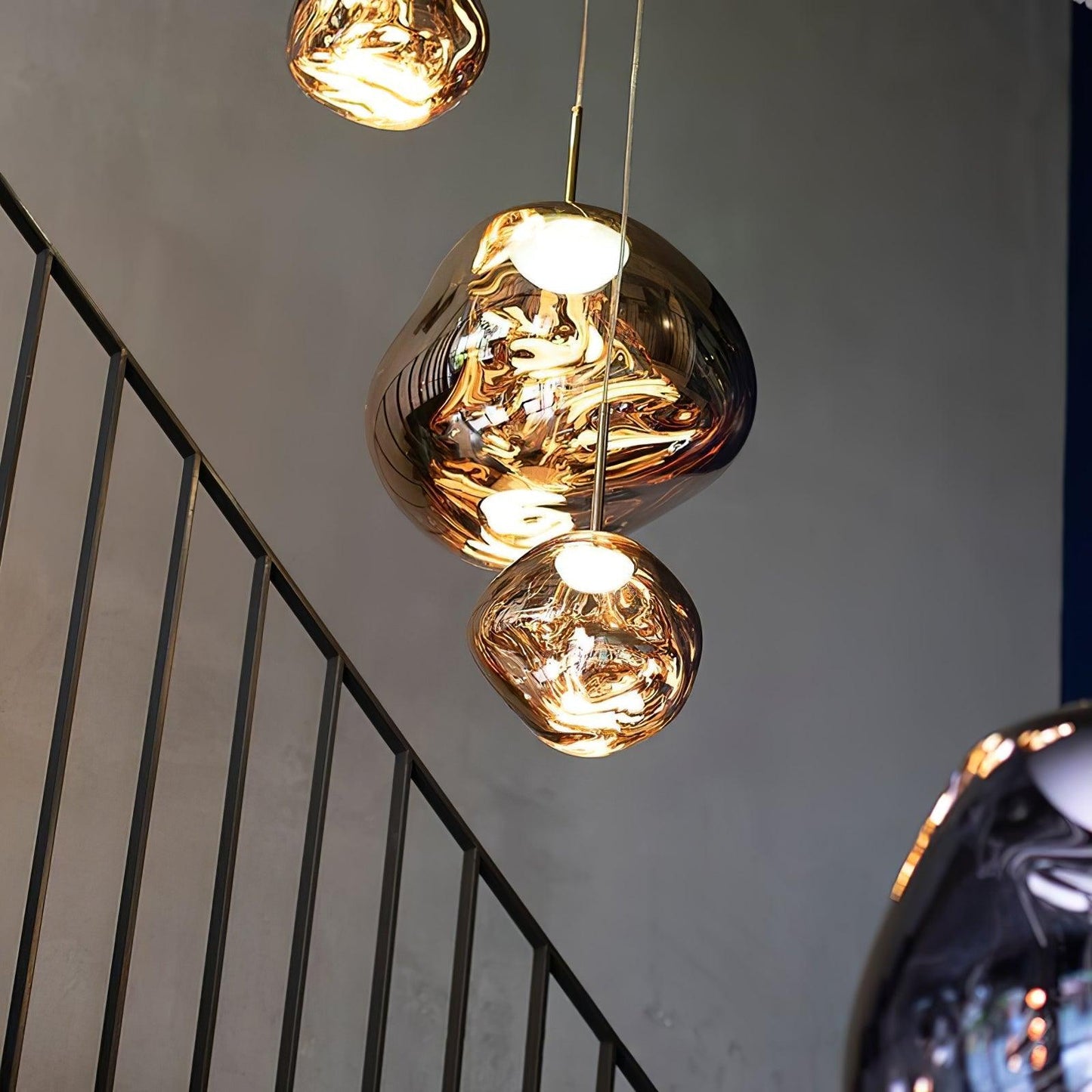 Luxury Copper Gold Pendant Light Fixture