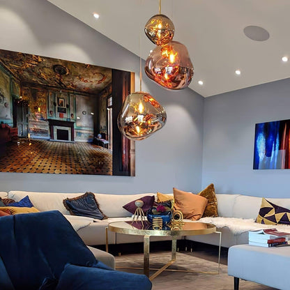 Luxury Copper Gold Pendant Light Fixture