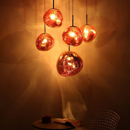 Luxury Copper Gold Pendant Light Fixture
