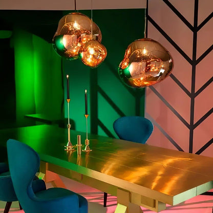 Luxury Copper Gold Pendant Light Fixture