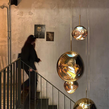 Luxury Copper Gold Pendant Light Fixture