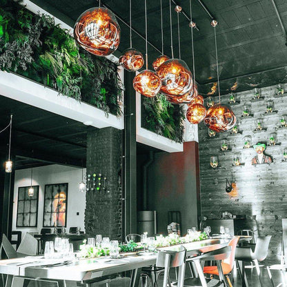 Luxury Copper Gold Pendant Light Fixture