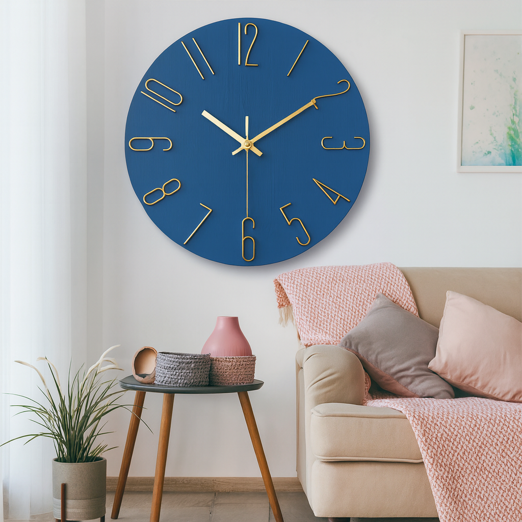 Silent Quartz Battery Wall Clock - Cofik