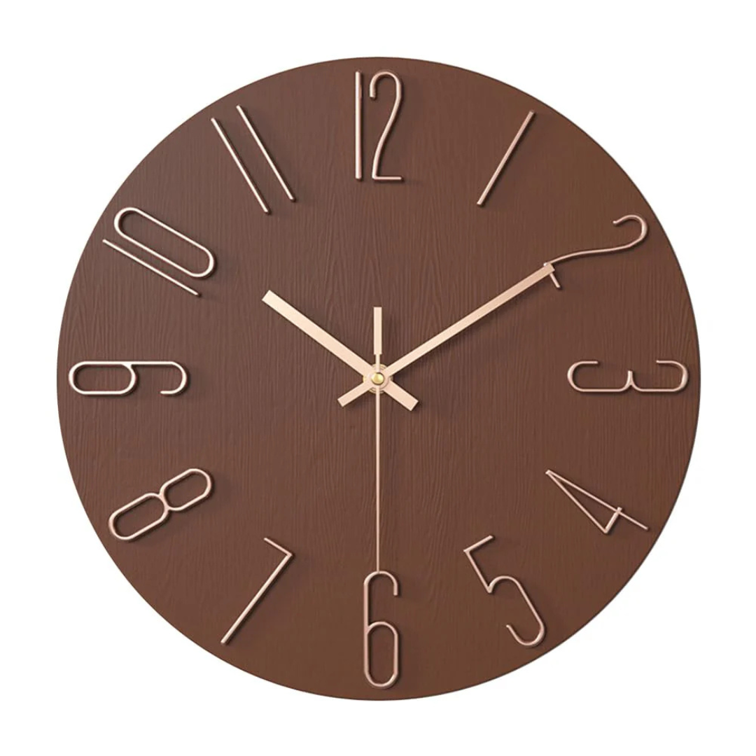 Silent Quartz Battery Wall Clock