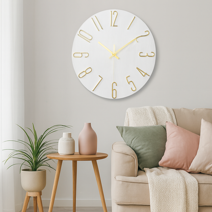 Silent Quartz Battery Wall Clock