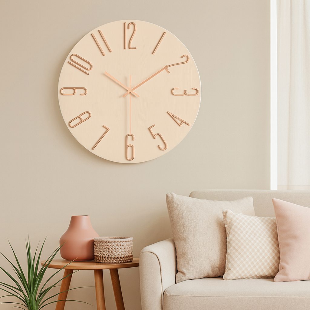 Silent Quartz Battery Wall Clock