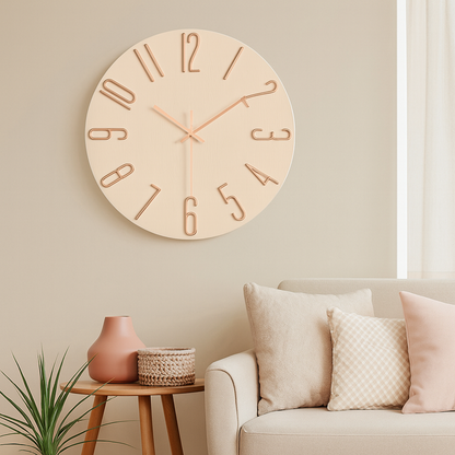 Silent Quartz Battery Wall Clock