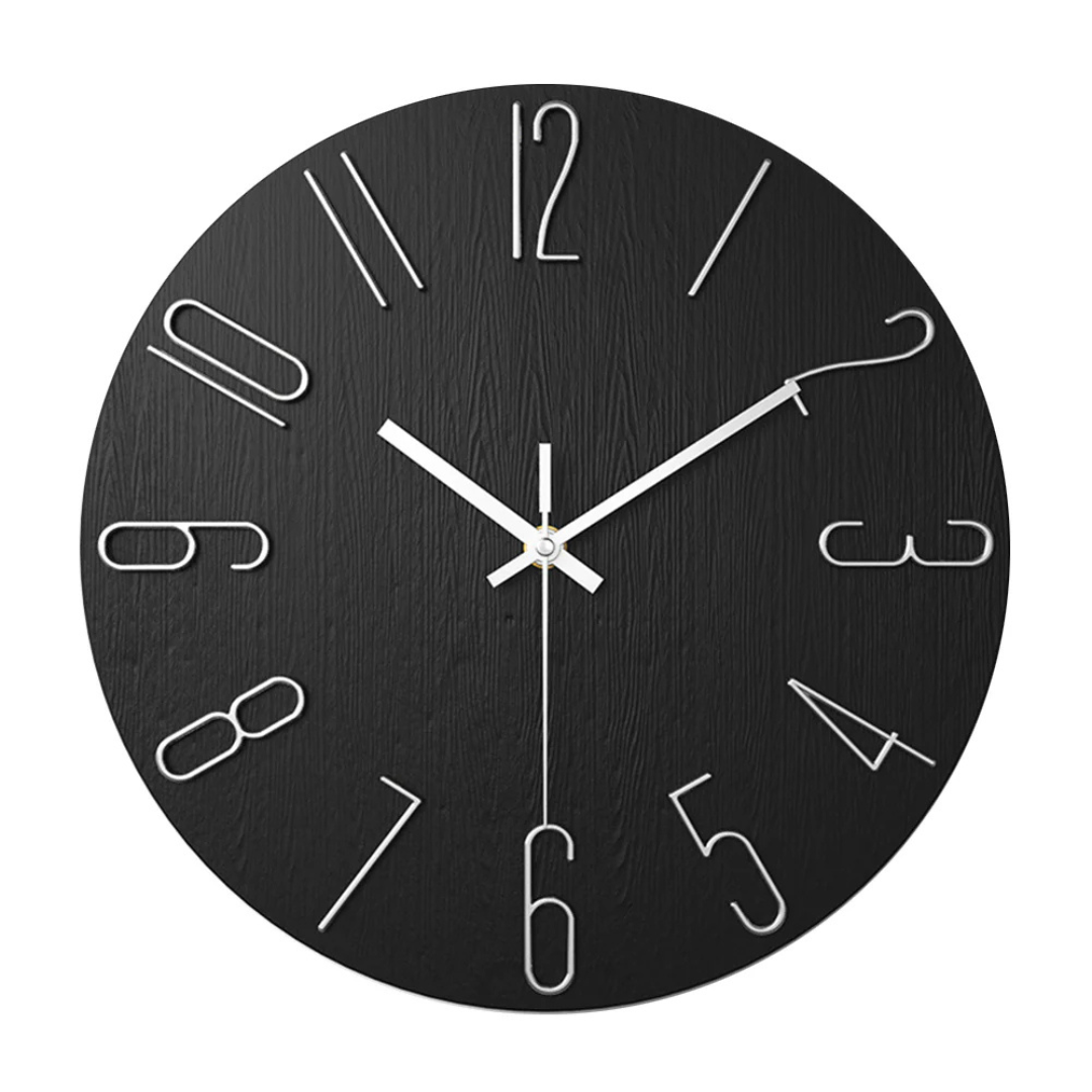 Silent Quartz Battery Wall Clock
