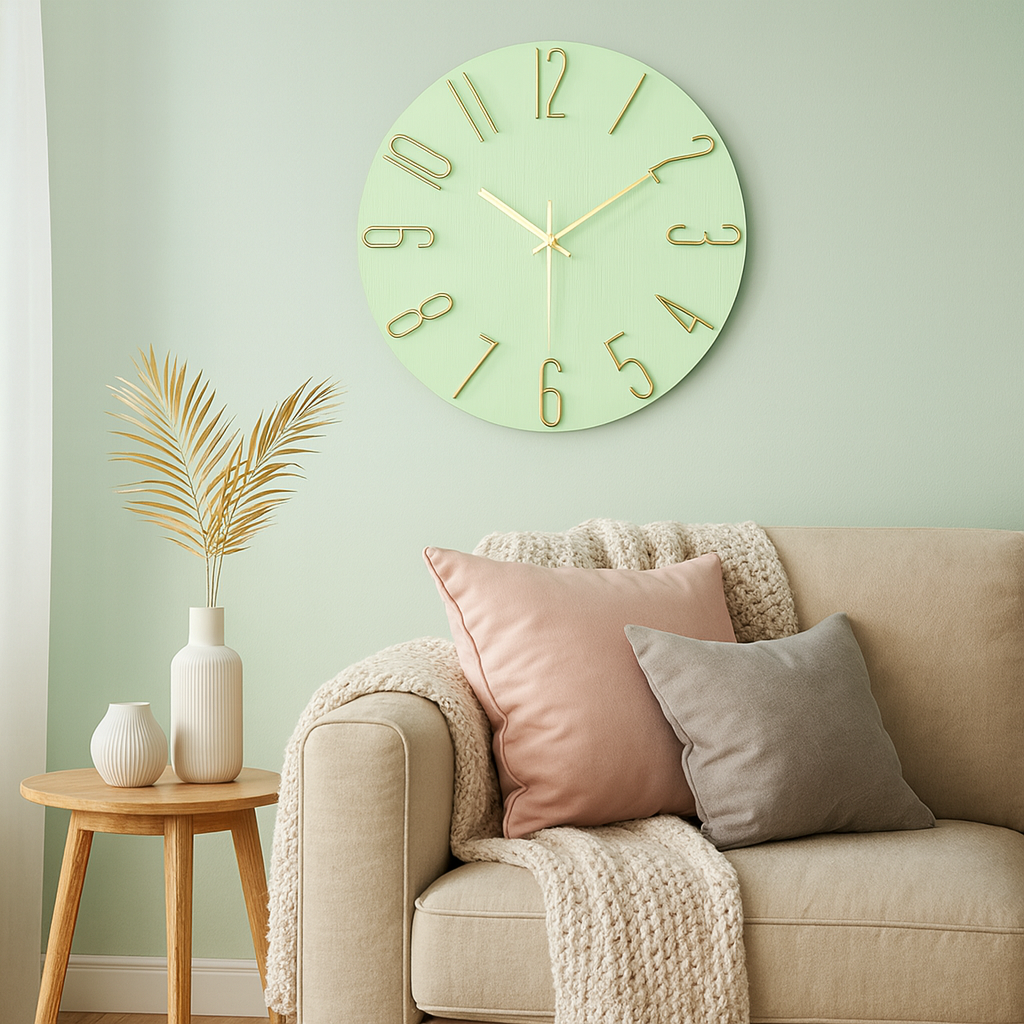 Silent Quartz Battery Wall Clock