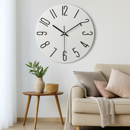 Silent Quartz Battery Wall Clock