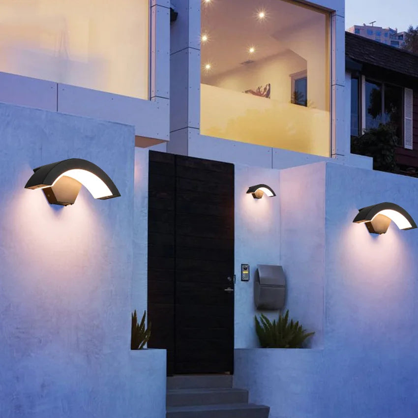 Outdoor Motion Sensor LED Wall Light