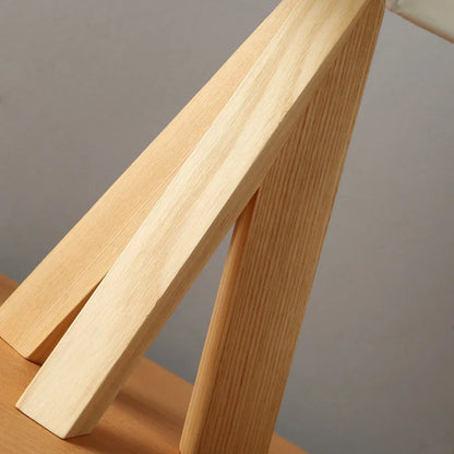 Rustic Wooden Table Lamp