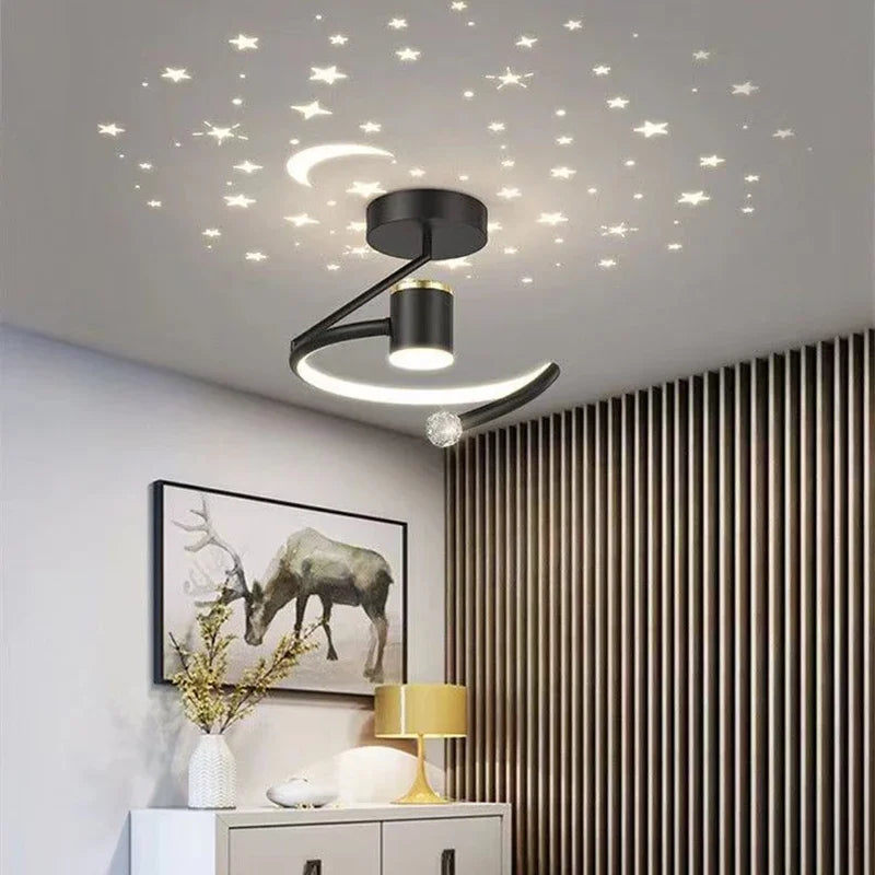 Stylish LED Starry Night Light Fixture