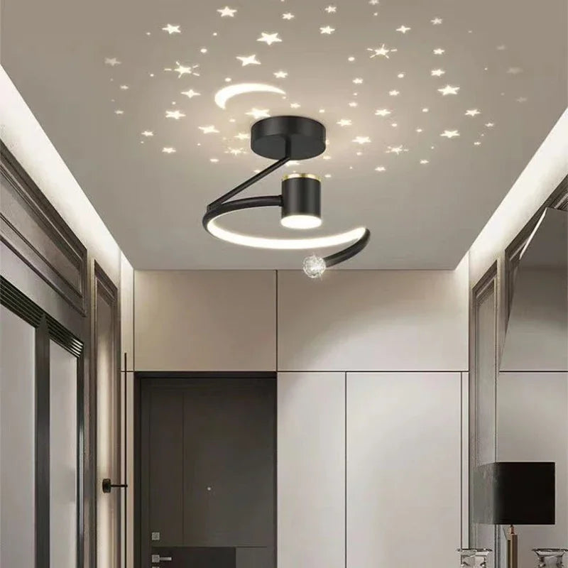 Stylish LED Starry Night Light Fixture