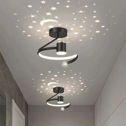 Stylish LED Starry Night Light Fixture